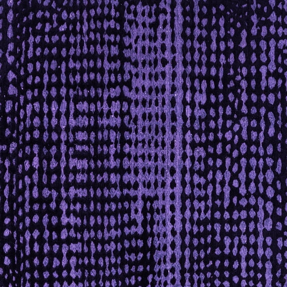 Ahgly Company Indoor Square Abstract Purple Modern Area Rugs, 4' Square