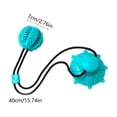 thumbnail image 3 of Tuvgenk Dog Chew Toy Treat Dispensing Ball Suction Cup Interactive Design Teeth Cleaning Structure Relieves Anxiety for Daily Indoor Entertainment, 3 of 6