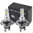 thumbnail image 3 of H4 9003 Hb2 Kit de bombillas de faros delanteros Luces altas y bajas Brillante 35w 4000lm 6000k Blanco dontodent Kuyhfg Sin marca, 3 of 5