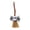 White Skull, variant on 1 Pcs Halloween Mini Witch Brooms, Witch Broomstick Decorations, Miniature Brooms Ornaments for Halloween Party Decor Doll Accessories DIY Crafts