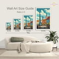 thumbnail image 5 of Eastern Print Warsaw Cityscape Poster, Poland Travel Art, European City Decor, Modern Wall Art For Home And Office, Size 12x18 UNFRAMED, 5 of 5