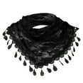 thumbnail image 3 of Clearance! Lisingtool Scarf for Women Women Lace Tassel Rose Floral Hollow Scarf Shawl Lady Wraps Scarves Black Promotion Sale, 3 of 4