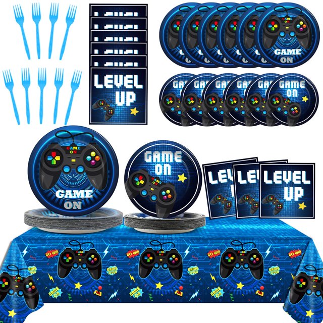 Set Party Supplies, videojuego gisfim para 24 invitados