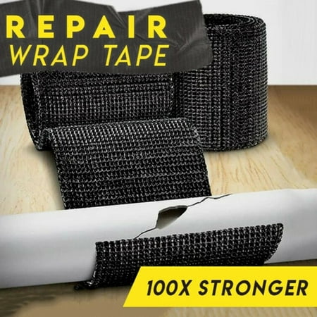 Fiberglass Exhaust Header Heat Wrap Tape 5M High-Temperature Resistant Repair Wrap for Pipes & Mufflers Self-Fusing Silicone Tape for Car & Home Fixes.