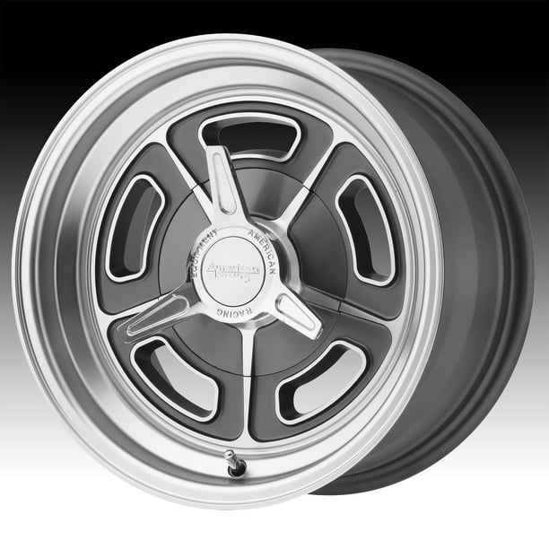 American Racing Vintage VN502 Machined Gray 15x10 5x4.75 -32mm