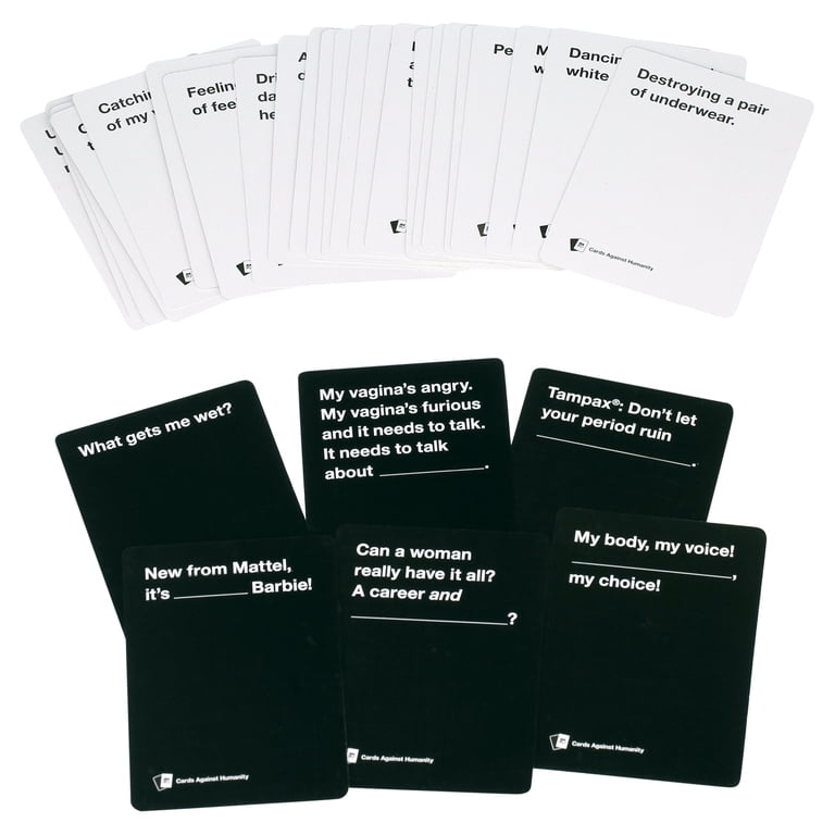 Cards Against Humanity Period Pack, 30 Card Expansion, Party Game for  Horrible People - Walmart.com
