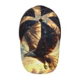 thumbnail image 6 of Wukai Golden Sky Bald Eagle Baseball Cap: Comfortable, Stylish, and Adjustable Hat for Sports, Daily Wear, and Outdoor Activities-One Size, 6 of 7
