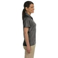 thumbnail image 5 of Harriton M374W Ladies 3.8 oz. Polytech Mesh Insert Polo, 5 of 5