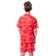 thumbnail image 2 of DC Comics Boys' Justice League Digital Camo The Flash Superhero 2 Piece Short-Sleeve Pajama Short Set, 2 of 7