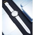 thumbnail image 2 of Genuine Leather Replacement Watch Band Multicolor Waterproof for Men Women, G-White (14mm), 2 of 5