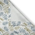 thumbnail image 4 of Ambesonne Dragonfly Valance Pack of 2, Fall Foliage and Insects, 54"X12", Slate Blue Khaki White, 4 of 5