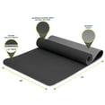 thumbnail image 2 of ProsourceFit Natura TPE Yoga Mat ¼-in Thick, 72-inch Long, Reversible, 2 of 6