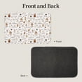 thumbnail image 2 of Pofeuu Coffee Print Hem Mat 40x60 - Multipurpose Doormat for Indoor & Outdoor Use - Welcome Your Guests with our Entrance Mat, 2 of 6