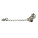 thumbnail image 5 of Cadena extensora de broche de langosta Sunnimix con tapas de collar 10 piezas Plata, 5 of 7