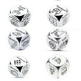 thumbnail image 3 of Food Dice, Stocking Stuffers for Women Men Adults, White Elephant Gifts for Women Men Adults Anniversary Steel Food Decision Dice Valentines Day Gifts for Couples Girlfriend Boyfriend Wife Husband, 3 of 3