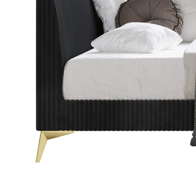 Home Design Elsie Twin Upholstered Da...