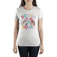 thumbnail image 1 of Squishmallows Squish Squad Characters Womans White T-Shirt, 1 of 1