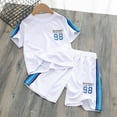 thumbnail image 2 of KEXE Toddler Boys Outfits Baby Boy Outfits Toddler Boy Clothes Summer Short Sleeve T-Shirt And Shorts Kids Outfit Set, 2 of 3