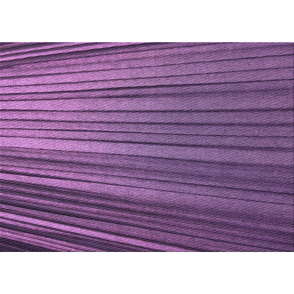 Ahgly Company Machine Washable Indoor Rectangle Transitional Purple Area Rugs, 5' x 8'
