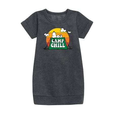

Peanuts - Camp Chill - Toddler And Youth Girls Fleece Dress