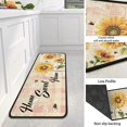 thumbnail image 6 of Vintage Sunflower Home Sweet Home Kitchen Rugs Set 2Pcs Non Slip Kitchen Floor Rug and Mat Cushioned Kitchen Runner Rug Comfort Soft Standing Area Mat Carpets Farmhouse Doormat 17"x48"+17"x24", 6 of 6