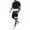 Black, variant on Wyzesi Booty Pantsuit Jeans for Men Men's Quick Drys 3D Short Sleeve Suit Shorts Beach Tropical Hawaiianss Body Sports Shorts Suit Sports Suit Pantsuit Men Padded Set