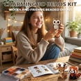 thumbnail image 6 of Mini 3D Beaded Animal DIY Kit, Creative Beaded Embroidery Set, Cute Mini Animal Decor Gift, Suitable for Beginners and Craft Enthusiasts, 6 Styles, 6 of 7