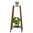 thumbnail image 4 of TETSELF 30"/38"/46" Tall Bamboo Plant Stand Flower Pot Display Rack Shelf Indoor Outdoor, 4 of 4