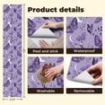 thumbnail image 5 of Pink Bow Peel and Stick Wallpaper Purple Butterflies Crescent Moon Celestial Botanical Wall Mural 23.6in x 9.8ft Self Adhesive Removable Wall Paper Renter Friendly Wallpaper for Girls Women Bedroom, 5 of 8