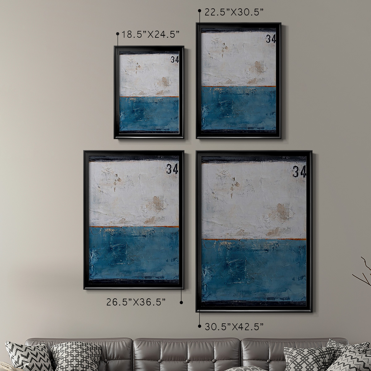 Take 34 Premium Framed Print, in Gold, Black, or Silver - Ready to Hang