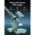 thumbnail image 3 of Cable USB Tipo C UGREEN Verde 100W Carga Rápida 1M para MacBook, iPad, Galaxy e iPhone, 3 of 9