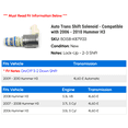 thumbnail image 2 of Auto Trans Shift Solenoid - Compatible with 2006 - 2010 Hummer H3 2007 2008 2009, 2 of 2