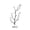 B, variant on 10Pcs Halloween Artificial Branches Black Bare Twigs For Vase Fillers Home Table Mantel Scary House Decor