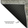 thumbnail image 5 of Addison Rugs Mayfield Premium Machine Washable Transitional Stripes Taupe Rectangle Rug, 10' x 14', 5 of 6