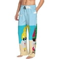 thumbnail image 6 of Honiee Gnomes On The Beach for men - a sleek fusion of Straight Pajama Pants, versatile Lounge Pants, and cozy Sleepwear, all rolled into one-Medium, 6 of 6
