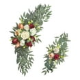 thumbnail image 5 of Abbraccia 2Pcs Wedding Arch Flowers Artificial Floral Swag Home Decoration Welcome Sign Decoration for Reception Wedding Table Ornament Red, 5 of 10