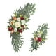 thumbnail image 5 of 2 guirnaldas florales artificiales para arco de boda, decoración de fondo de boda Rojo, 5 of 9