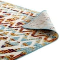 thumbnail image 4 of Modway Reflect Tamako Diamond and Chevron Moroccan Trellis 8x10 Indoor / Outdoor Area Rug in Multicolored, 4 of 5