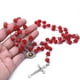 thumbnail image 2 of Collar De Cuentas De Rosario Para Hombres, Mujeres, Niños, Medalla, Católico Romano, Oración Religiosa Cristiana, Crucifijo, Regalos De Bautismo Cristiano Advancent AP006157-01, 2 of 6