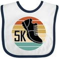 thumbnail image 3 of Inktastic 5k Race Running Retro Sunset Runner Boys or Girls Baby Bib, 3 of 4