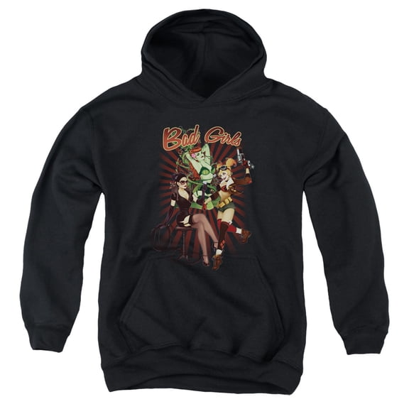 Jla - Bad Girls - Youth Hooded Sweatshirt - Small