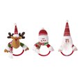 thumbnail image 2 of Colgante de toalla de Navidad, regalo de vacaciones rojo cálido y dulce, escena de inodoro para ventana, decoración, decoraciones de regalo para el hogar, 2 of 4