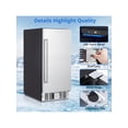 thumbnail image 2 of Beverage Refrigerator 15-Inch Beverage Fridge Weatherproof Stainless Steel, For Outdoor Kitchen And Patio Use, 2 of 3