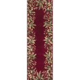 thumbnail image 1 of HomeRoots 352763 2 Pi. 6 Po x 8 Pi. Tapis de Rubis de Laine de Coureur, 1 of 1