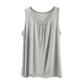 thumbnail image 3 of QHFBli Womens Silk Satin Camisole Tank Tops V Neck Spaghetti Strap Blouses Cross Back Sleeveless Cami Shirt, 3 of 8