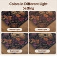 thumbnail image 7 of Design&I 6'x9' Washable Area Rug Oversized Skid-Resistant Deep Purple Mystic Garden and Gothic Enchanted Floral Skull Motif for Living Room, Family Indoor, 7 of 7