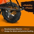 thumbnail image 4 of SuperHandy Electric Self-Propelled Wheelbarrow - 24V 12Ah Battery System, 330lb, 4 of 4
