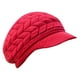 thumbnail image 1 of Gorro de punto cálido de invierno para mujer, gorro de lana para esquí y nieve, visera para el sol, 1 of 5