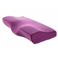 thumbnail image 1 of almohada de memoria ortopédica dolor de cuello y protección del cuello almohada de espuma de memoria de rebote lento salud cervical funda de almohada cervical/60x34 cm/púrpura Kaili Sencillez, 1 of 3