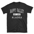 thumbnail image 1 of Happy Valley Alaska Classic Established Men's Cotton T-Shirt, 1 of 1